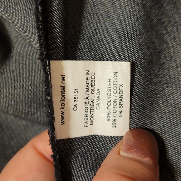 Kollontaï Strappy Grey/Black Tunic - XL - Picture 7 of 7